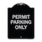 Signmission Permit Parking Only Heavy-Gauge Aluminum Architectural Sign, 24" x 18", BS-1824-23313 A-DES-BS-1824-23313 - alternate 1